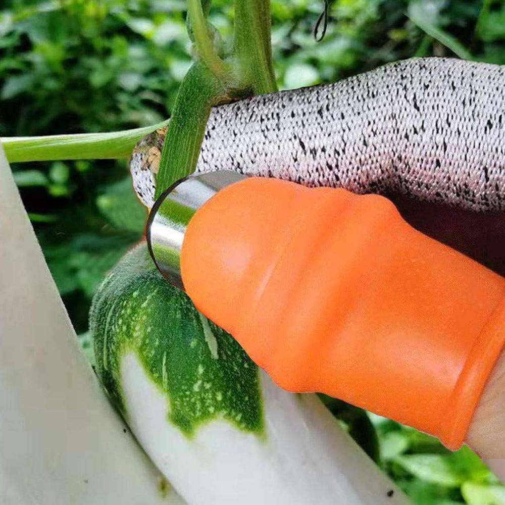 Garden Thumb Harvesting Knife Set | One-Hand Vegetable Picking Tool