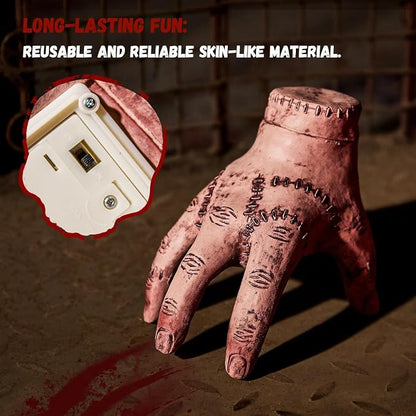 🎃Crawling Severed Hand Prop | Sound Activated Halloween Horror Decor👻
