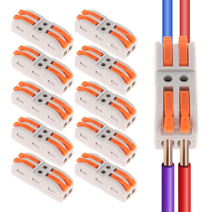 🔥2026 Universal Quick Lever Electrical Wire Connectors (24-12 AWG) Assortment - 20 × Connectors