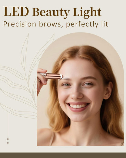 2 in 1 Electric Painless Facial Eyebrow Trimmer