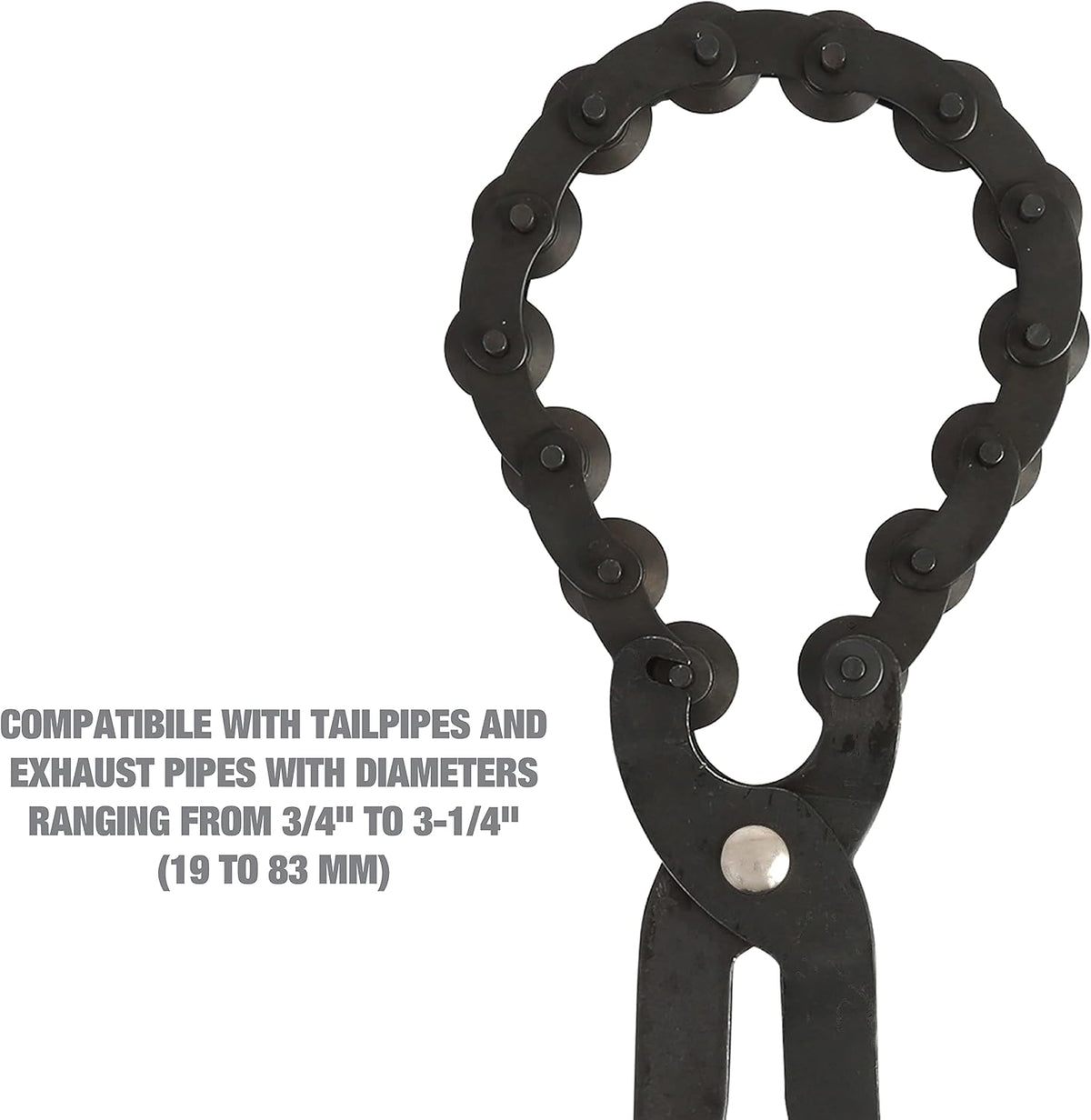 🔧 Chain Exhaust Pipe Cutter – Tight-Space Manual Cutting Tool