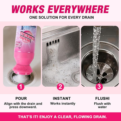 🫧 Foaming Drain Cleaner & Deodorizer – Easy Sink & Drain Care, 2-Pack