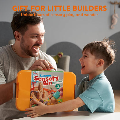 🚜Sandbox with Lid Castle Building kit