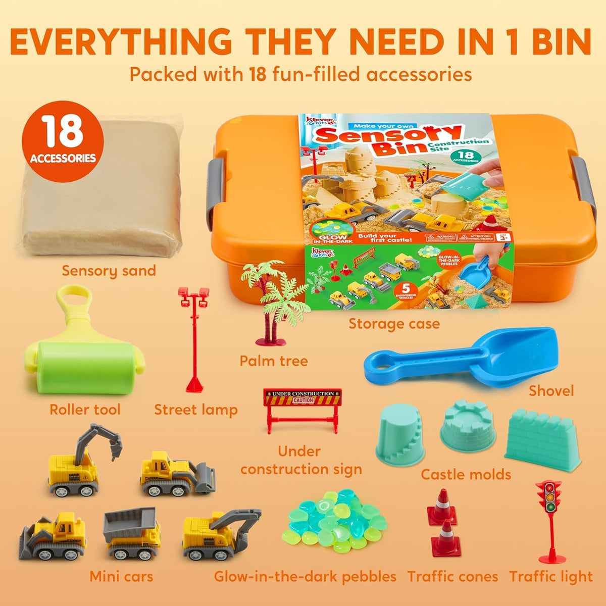 🚜Sandbox with Lid Castle Building kit