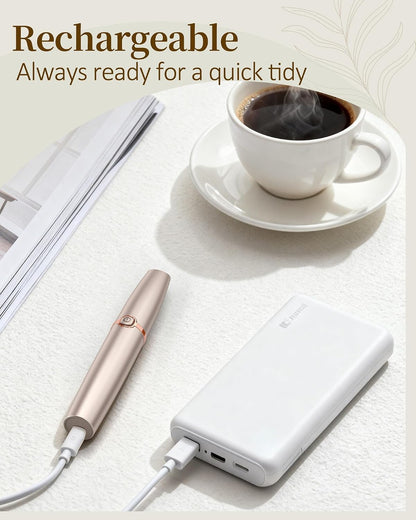 2 in 1 Electric Painless Facial Eyebrow Trimmer