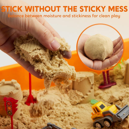 🚜Sandbox with Lid Castle Building kit
