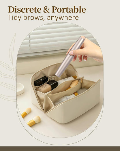 2 in 1 Electric Painless Facial Eyebrow Trimmer
