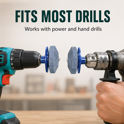 🛠️ Lawn Mower Blade Sharpener Drill Attachment