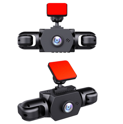 🚗 4-Channel Dash Cam – Multi-View Car Camera with Night Vision & G-Sensor