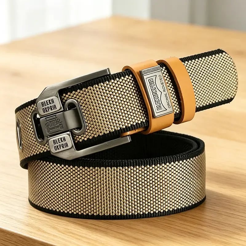 Unisex Minimalist Stylish Waistband - Buckle-Free Men's Belt, Holeless Strap