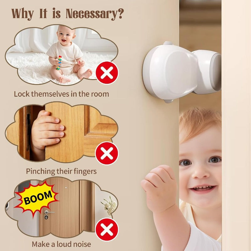 👶 Anti-Pinch Door Safety Stopper – Help Protect Little Fingers