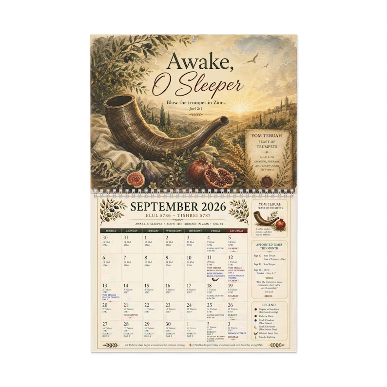 📜 Biblical Hebrew Calendar 5787 – 2026–2027 Feast Days, Shabbat & Appointed Times