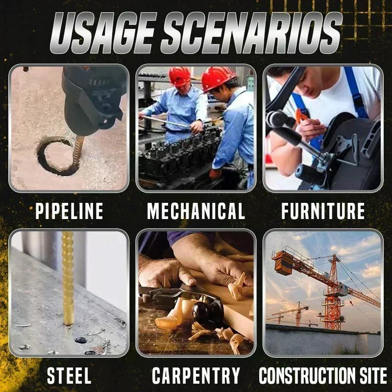 6-Piece Serrated Drill Bit Set – Less Tool Switching, More Ways to Get the Job Done