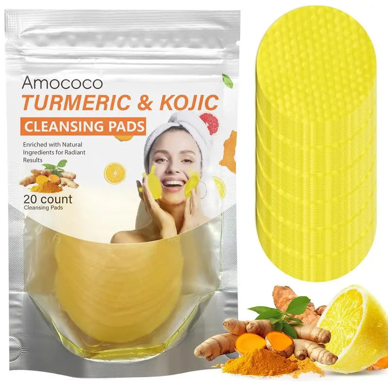 🔥Last Day 49% OFF- Turmeric & Kojic Acid Cleansing Pads
