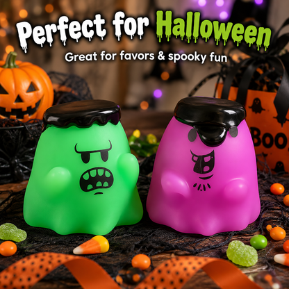 👻 Spooky Slime Ghost Squishy™ – Soft, Satisfying Halloween Fidget Toy 🎃