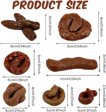 💩Fake Poop Realistic Prank Poop Props