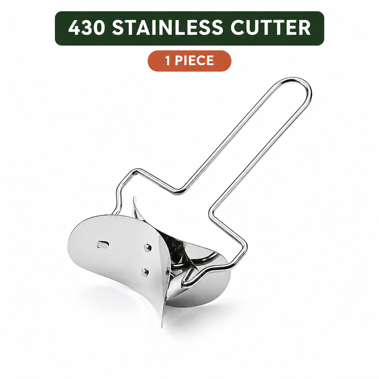 🥟 Steel DumStainless pling Maker & Dough Cutter Set – Roll, Fill, Press & Seal with Ease