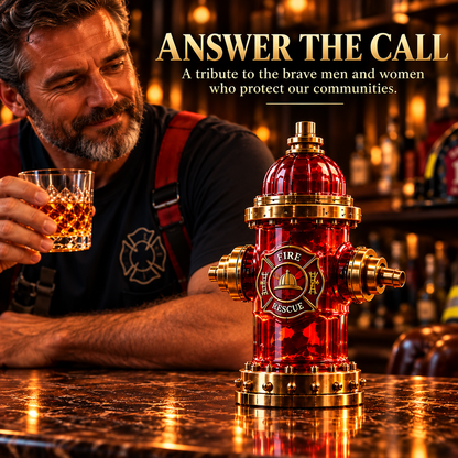 🚒Firehouse Reserve Firefighter Tribute Whiskey Decanter