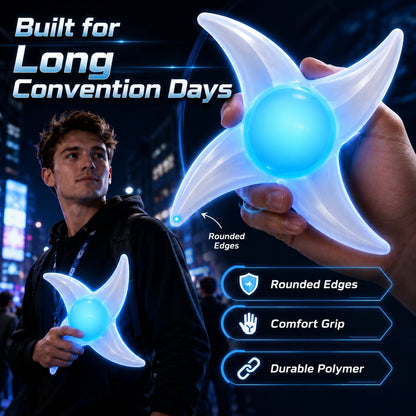 🌀 Glowing Whirlwind Light Blade - Rotating Fidget Toy ✨