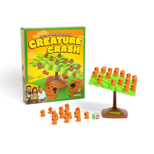 Creature Crash Capybara Stacking Game for Kids | Balance Board Toy