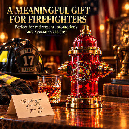 🚒Firehouse Reserve Firefighter Tribute Whiskey Decanter