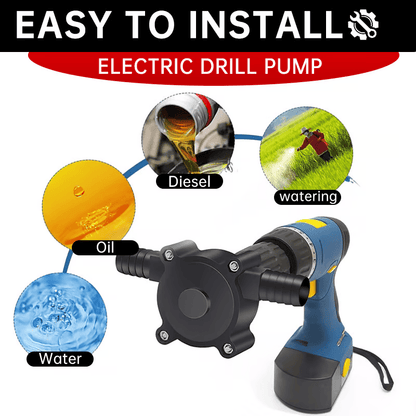 💧 Drill-Powered Water Transfer Pump – Turn Your Drill Into a Pump