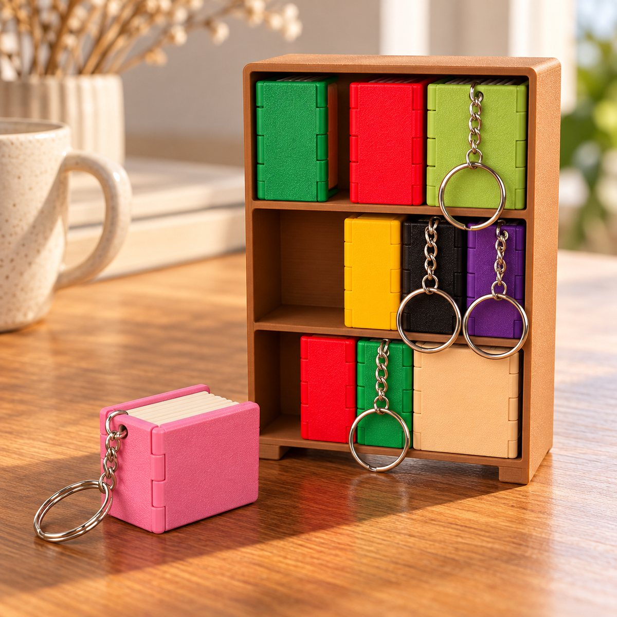 📖 Mini Photo Book Keychain – Keep Your Favorite Memories Close