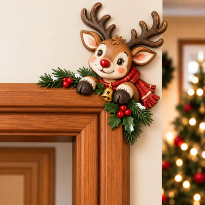 🎅Christmas Peekaboo Door Decor – A Little Holiday Surprise Around Every Corner