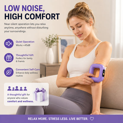 💆 Multi-Functional Fascia Ring – 5-Level Full Body Vibration Massager