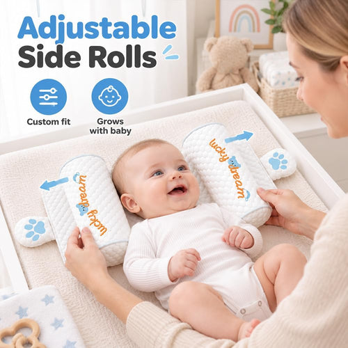 ⭐🧸 Adjustable Baby Pillow – Soft & Breathable Support for 0–6 Months