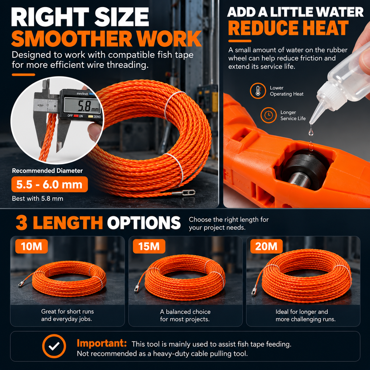 Wire Threading Assist Tool – Feed Fish Tape With Better Control