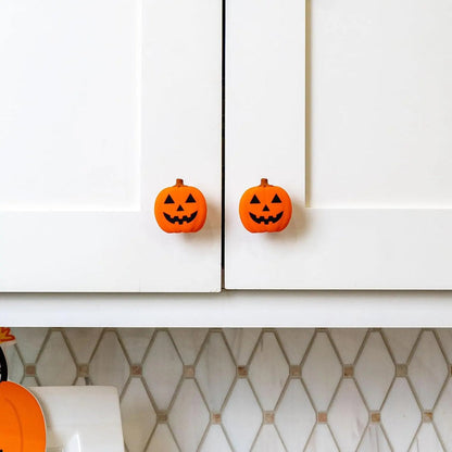 Holiday Decorative Knob Covers 🎃🍬 – Pumpkin & Peppermint Sets