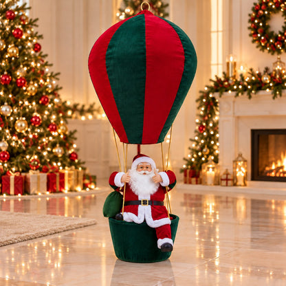 🔥The Floating Santa Experience – Cordless Glow & Musical Magic