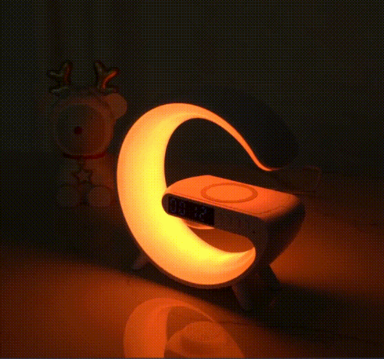 4-in-1 Smart Bedside Station – Light, Charge & Play Music