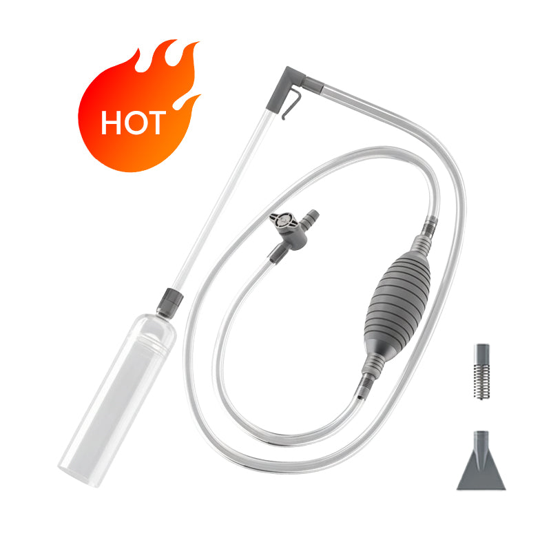 3-in-1 Aquarium Gravel Vacuum – Clean Gravel, Remove Waste & Change Water