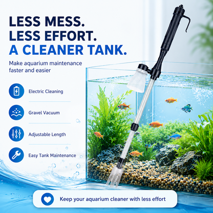 🐠Electric Aquarium Gravel Cleaner-Keep Your Tank Clean With Less Effort