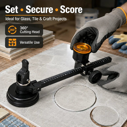 🔥Glass Circle Cutter Tool for Tiles and Ceramics with Adjustable Features, Cutting 300MM