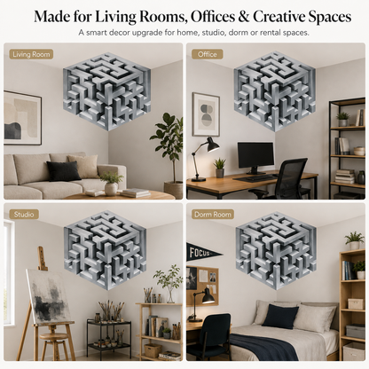 ✨3D Optical Corner Wall Decal