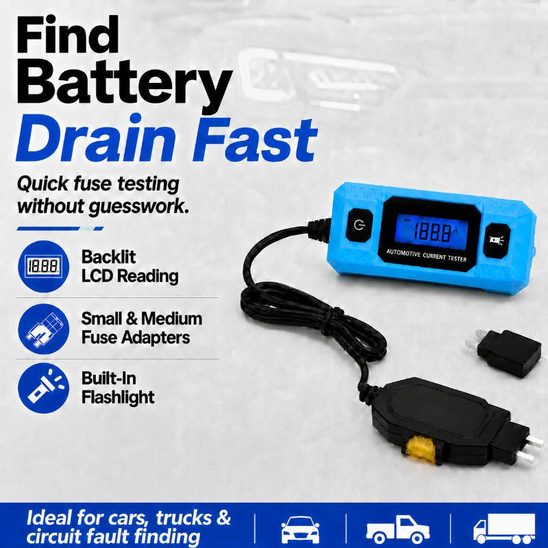 🔧 20A Fuse Current Tester – Check Automotive Circuits Without Cutting Wires