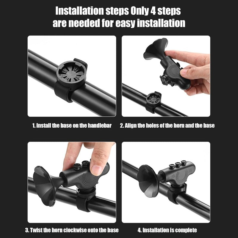 🚲 Make Yourself Heard | Rechargeable 120dB Bike Horn