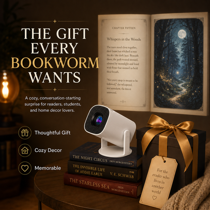 📚 Storybook Mini Projector – Magical Wall Projection for Book Lovers