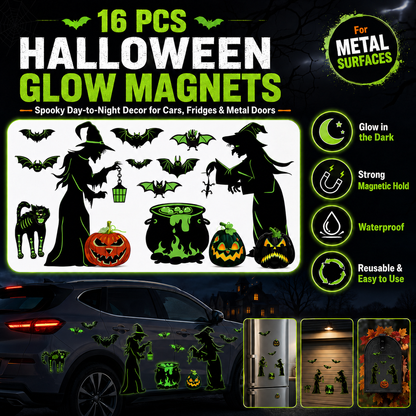 Halloween Magnetic Decorations – Car, Fridge & Garage Door Spooky Decor