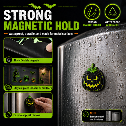 Halloween Magnetic Decorations – Car, Fridge & Garage Door Spooky Decor
