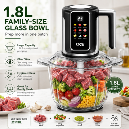 🔪Electric Meat Grinder & Food Chopper-Get Dinner on the Table Faster