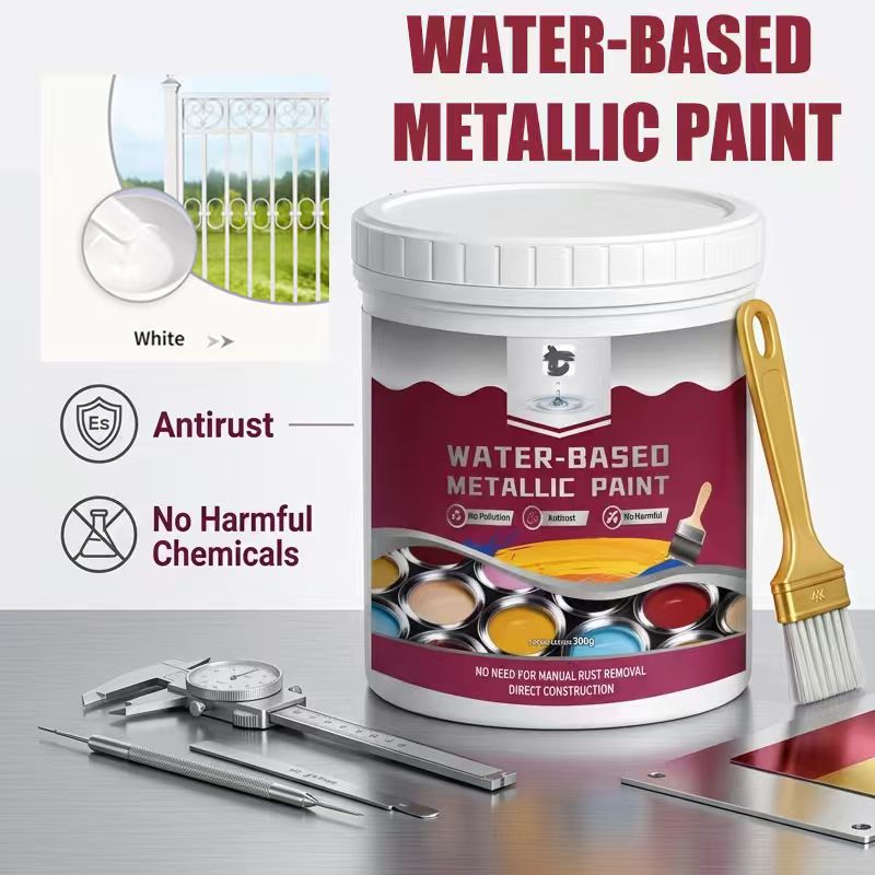 ✨ All-in-One Rust Converter Metallic Paint – Restore & Protect Metal