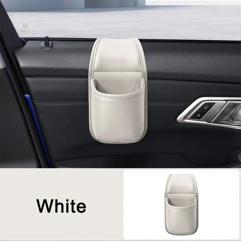 Car Door Leather Cup Holder