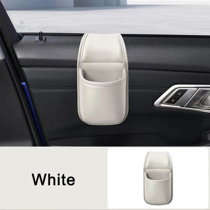 Car Door Leather Cup Holder