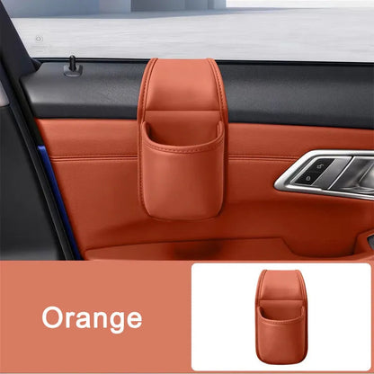 Car Door Leather Cup Holder