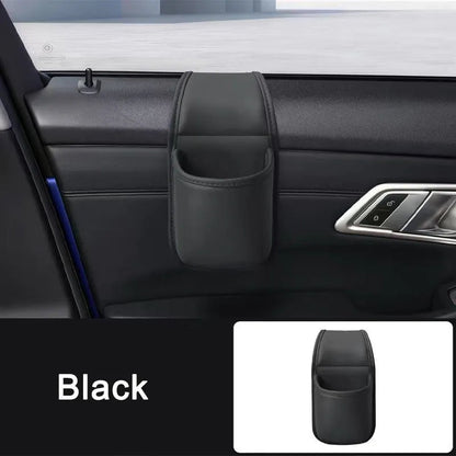 Car Door Leather Cup Holder