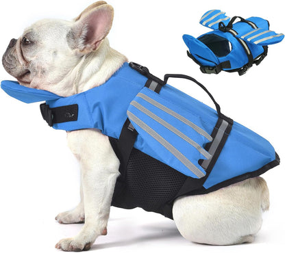 🔥Dog Life Jacket, High Buoyancy Wings Pet Life Vest with Extra Chin Float